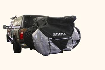 skinz hitch rack rear transport cover